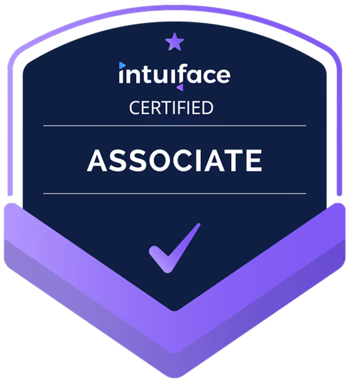Intuiface user certification : Associate level