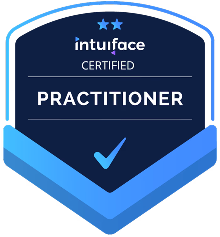 Intuiface user certification : Practitioner level