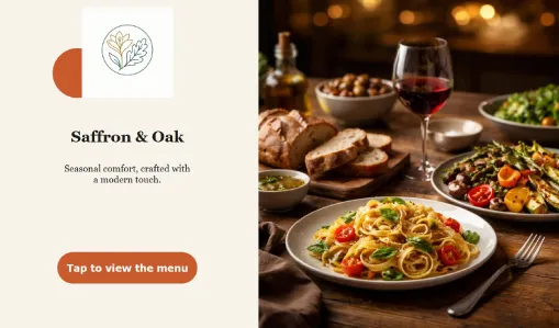 restaurant menu