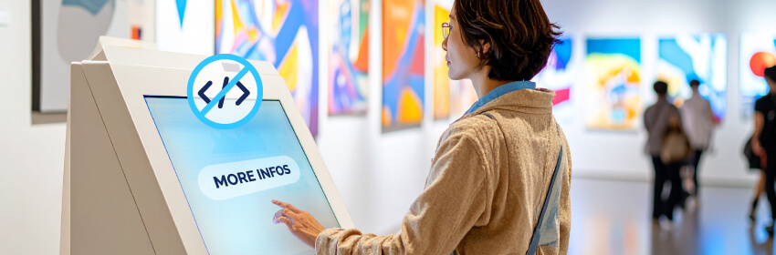 How Can I Build an Interactive Display for My Museum Without Learning to Code?