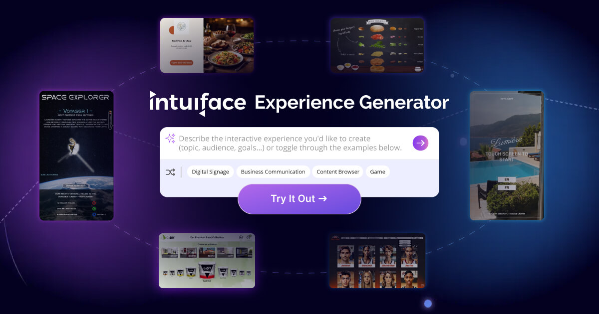 Intuiface Launches Experience Generator, an Agentic AI System for Creating Interactive Experiences from Natural-Language Prompts