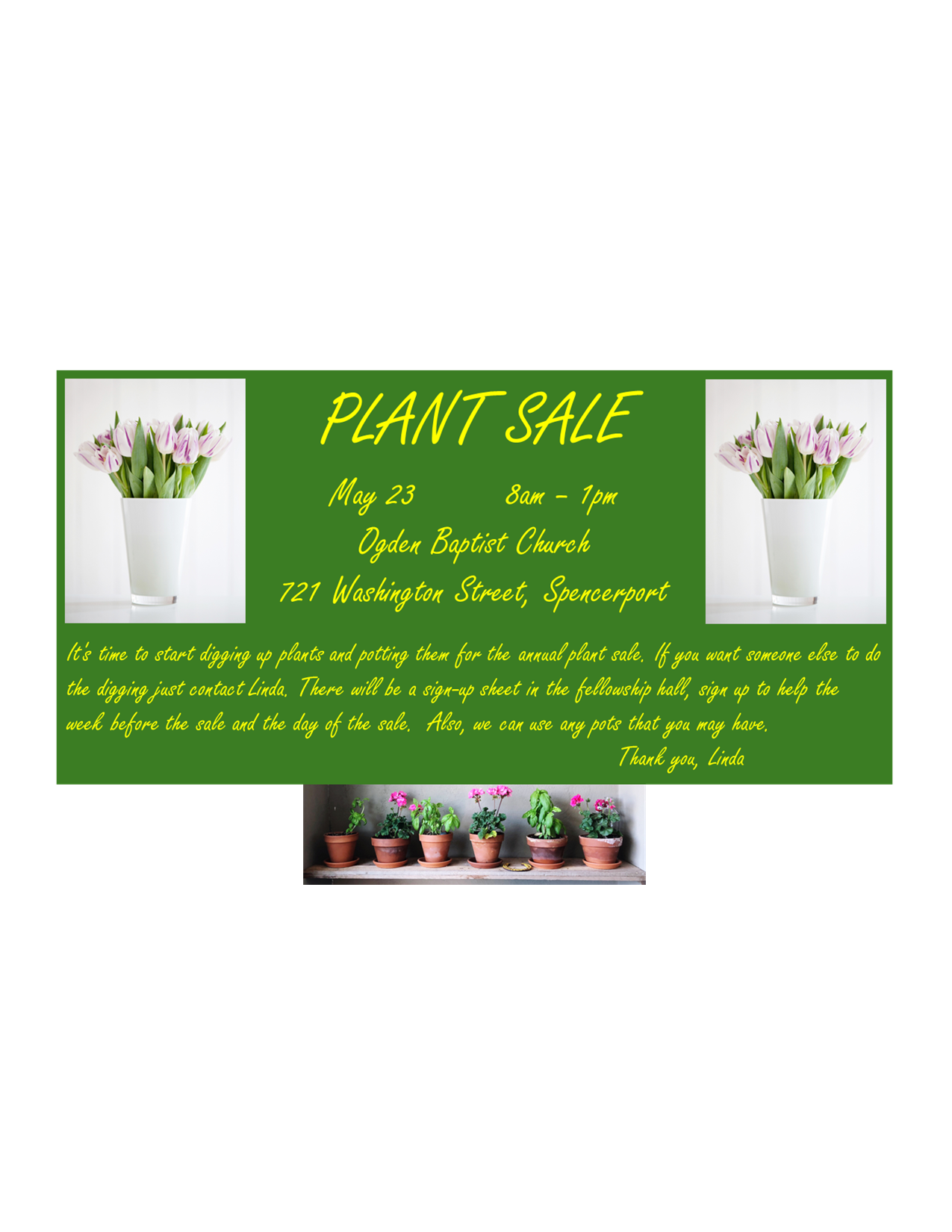 Plant Sale