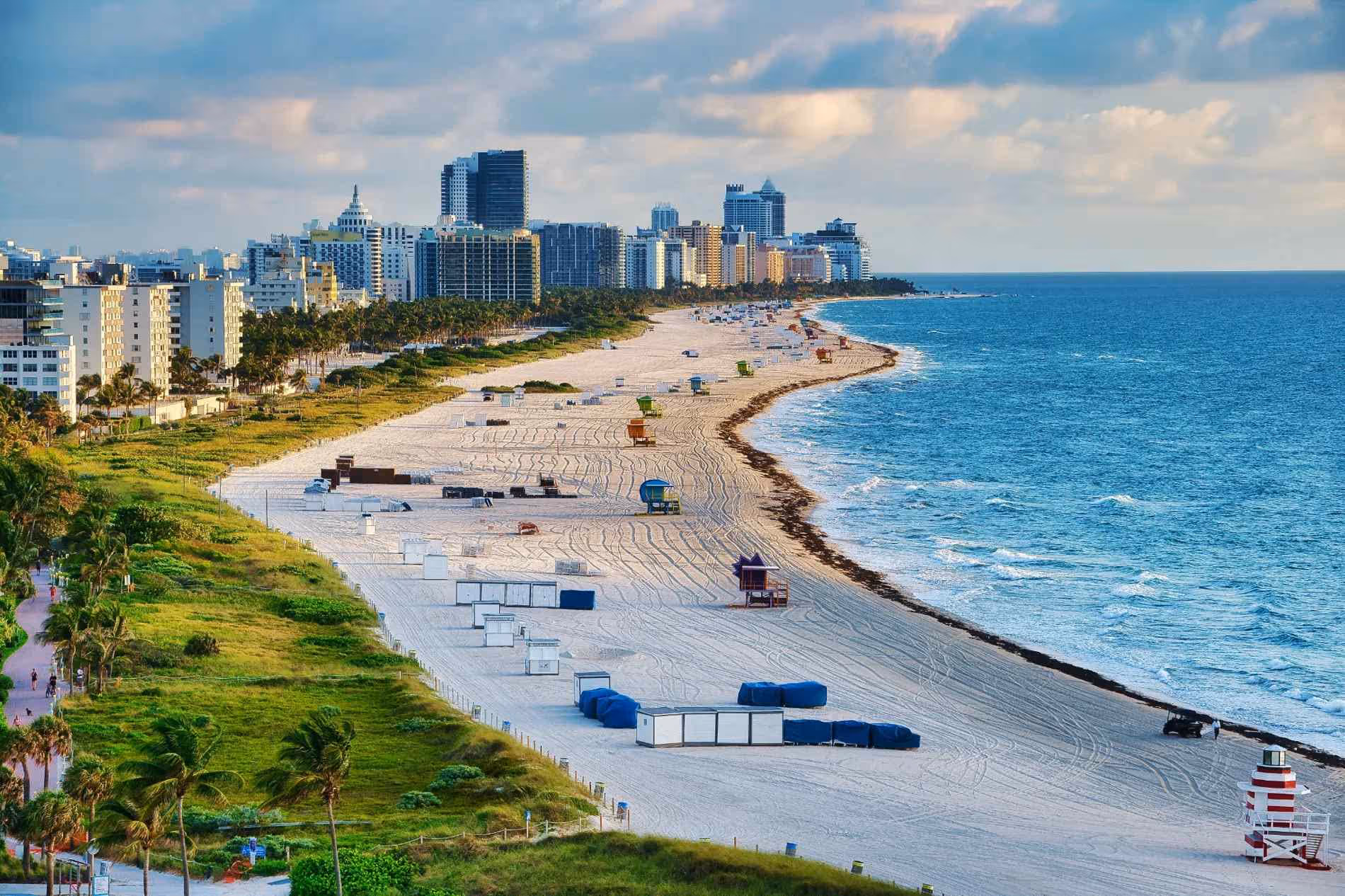 Plage à Miami