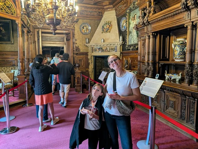Visite du château de Peleș à Sinaia en Roumanie