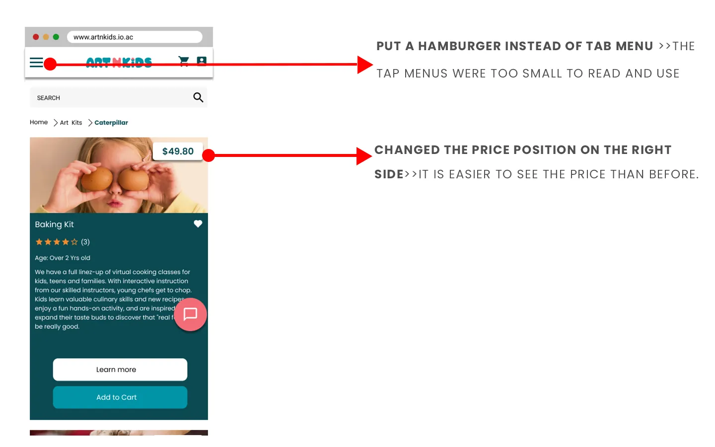 Revised Website Design