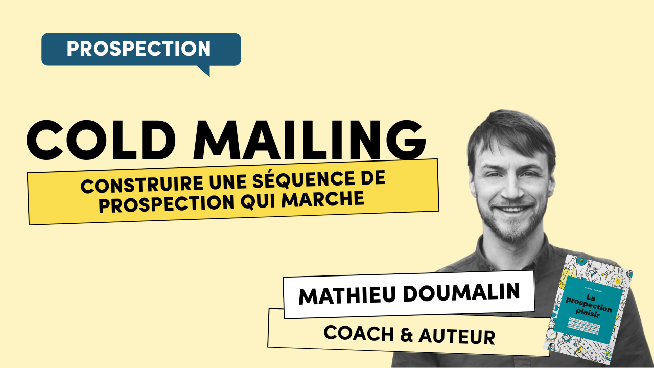 Visuel du webinaire Ulule Connect sur le cold mailing et les séquences de prospection