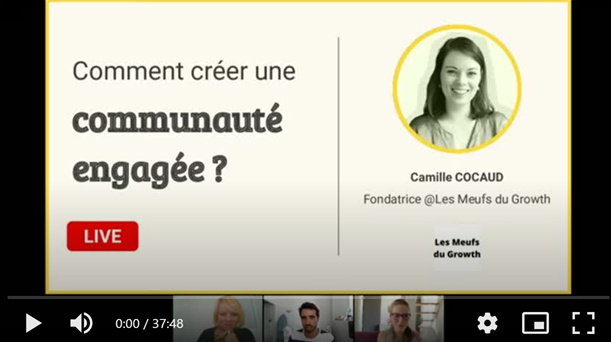 Visuel du webinaire Ulule Connect sur la création d’une communauté engagée