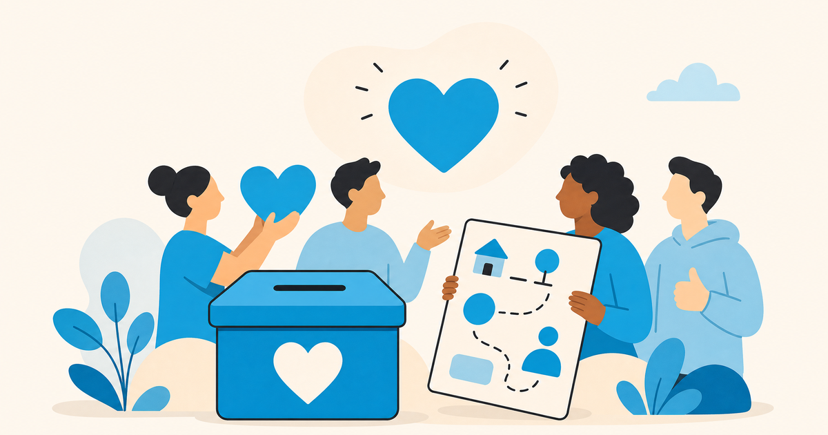 Illustration d’un budget d’association caritative avec dons, colis solidaires, matériel, logistique et postes de financement