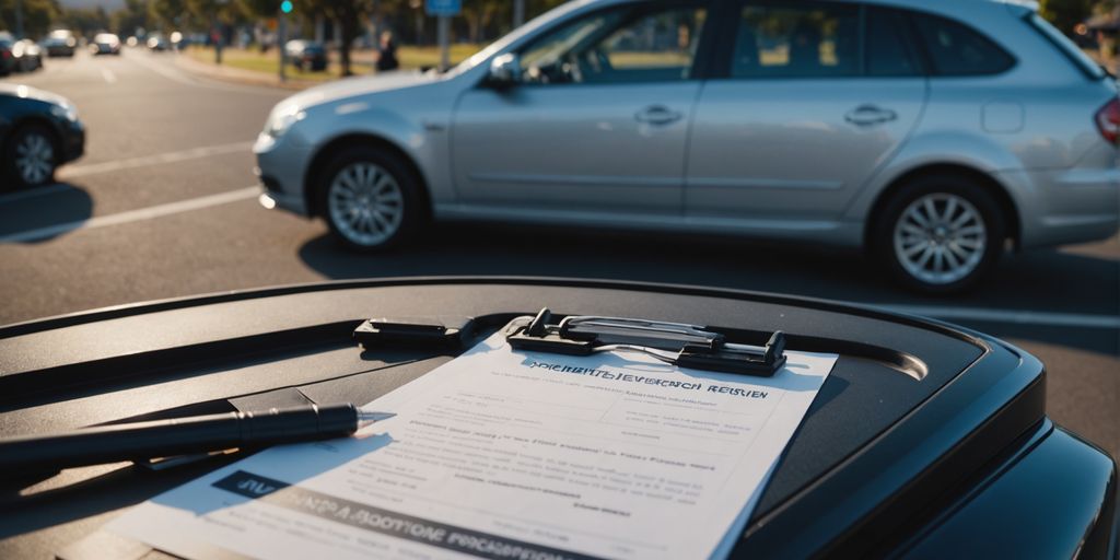 Car and documents for PPSR/REVS check in NSW