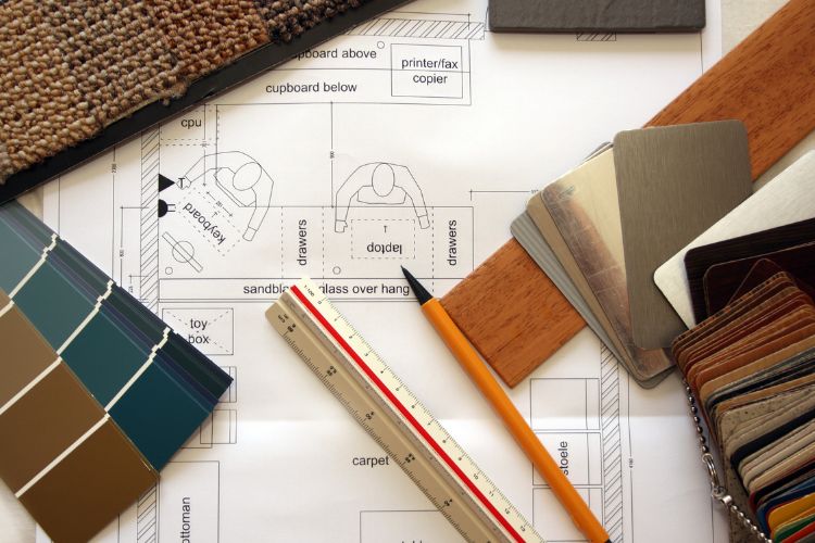 Floor plans representing a commercial lease incentive known as a fit out contribution