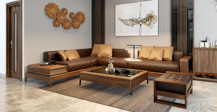 sofa gỗ sồi mỹ