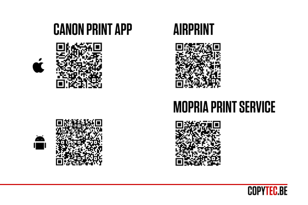 Canon mobiel printen applicaties