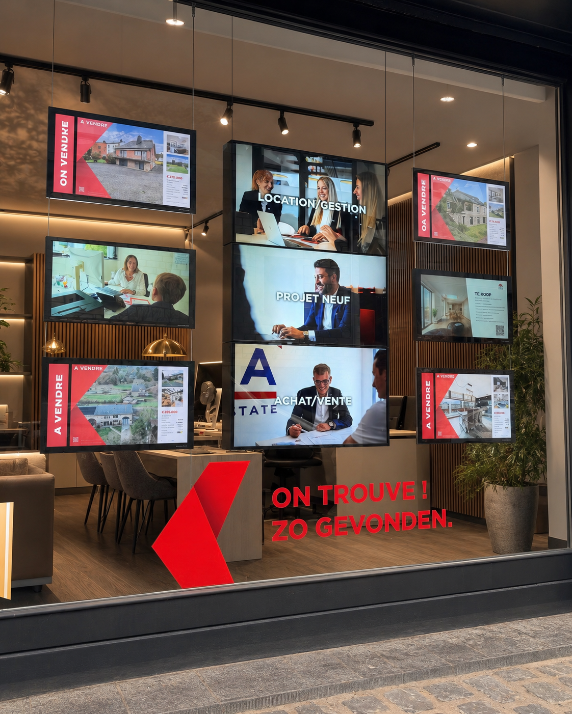 IMMO SCREEN, vitrine numérique de Copytec