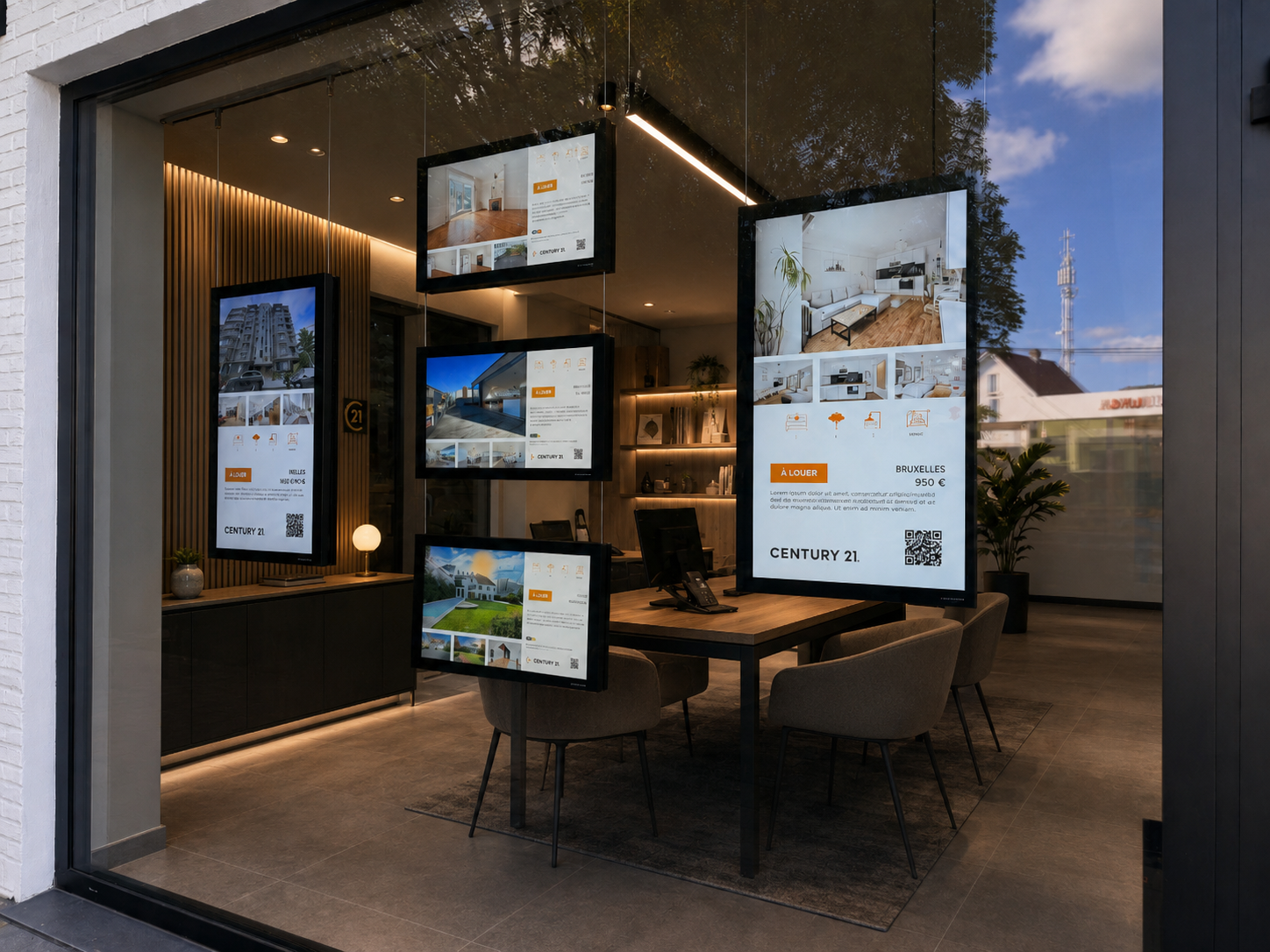 IMMO SCREEN, vitrine numérique de Copytec