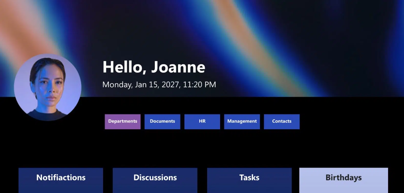 SharePoint Communications Site Template Preview