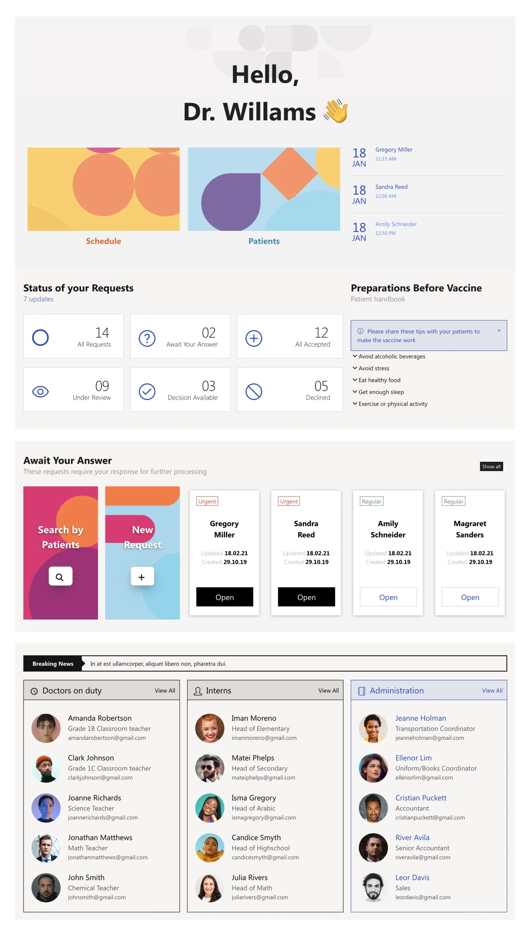 Preview of Social Collaboration Platform SharePoint Template
