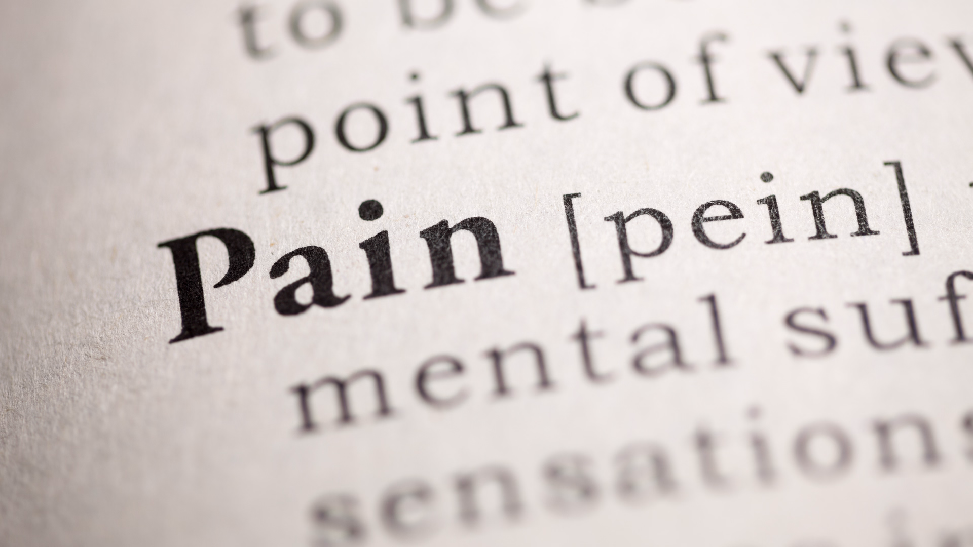Why am I still in pain 6 months after my accident?