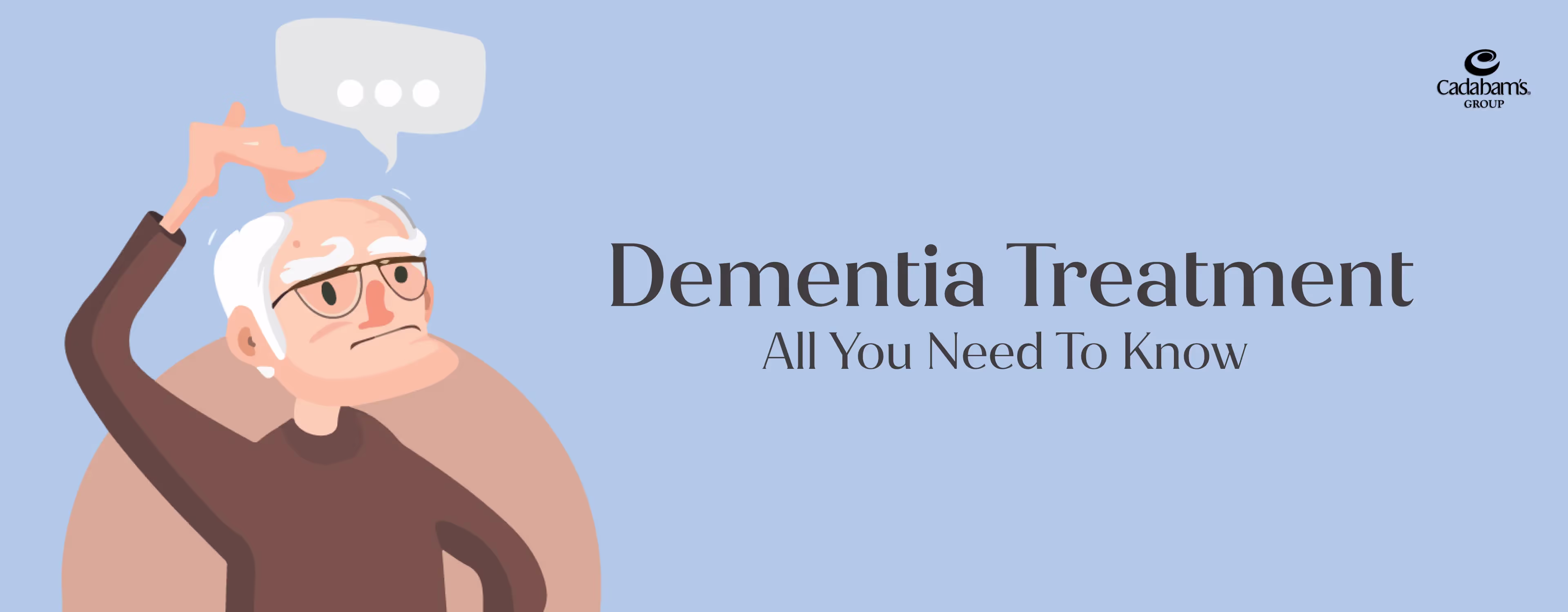 An old man diagnosed with dementia losing his memory.