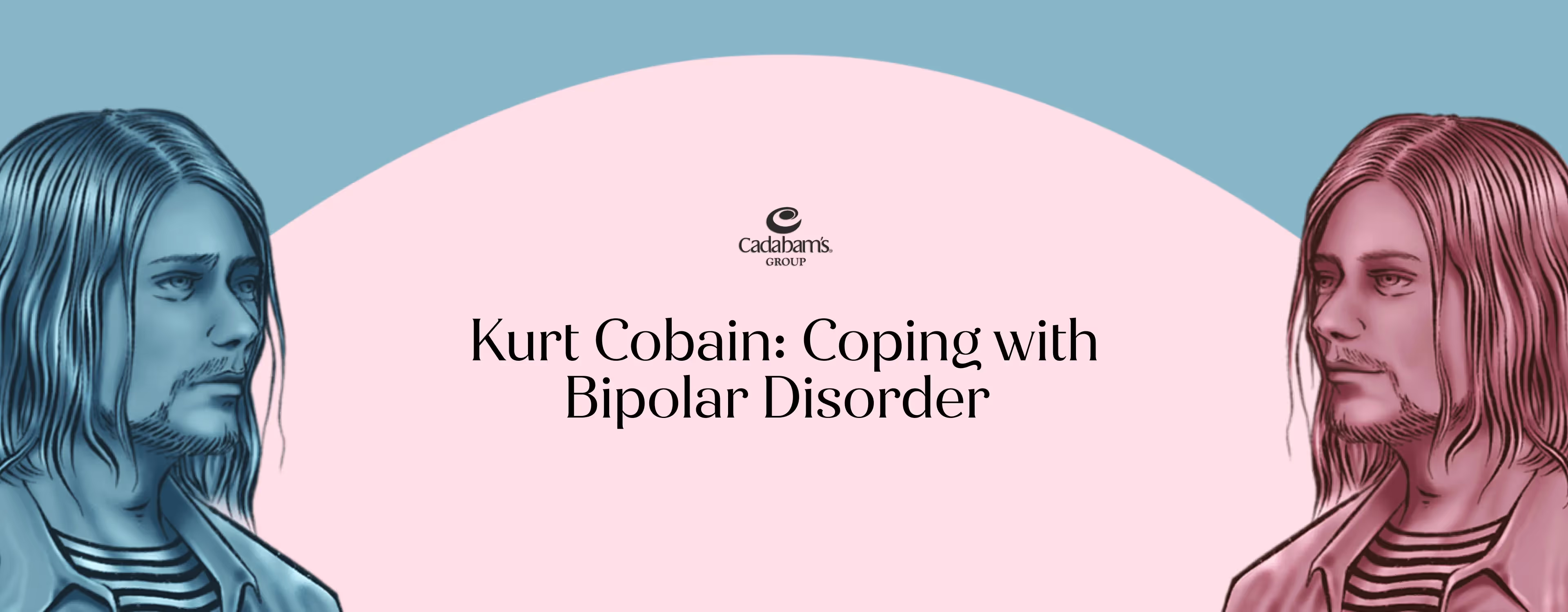 Two different versions of Kurt Cobain with bipolar disorder. 