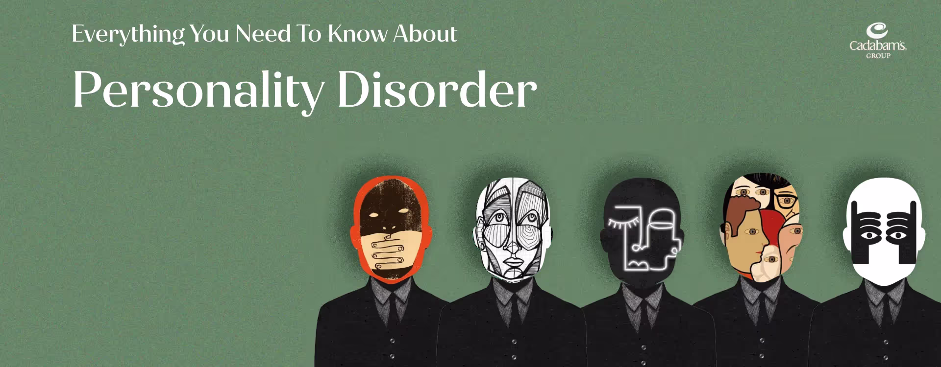 Four people struggling with different types of personality disorders.