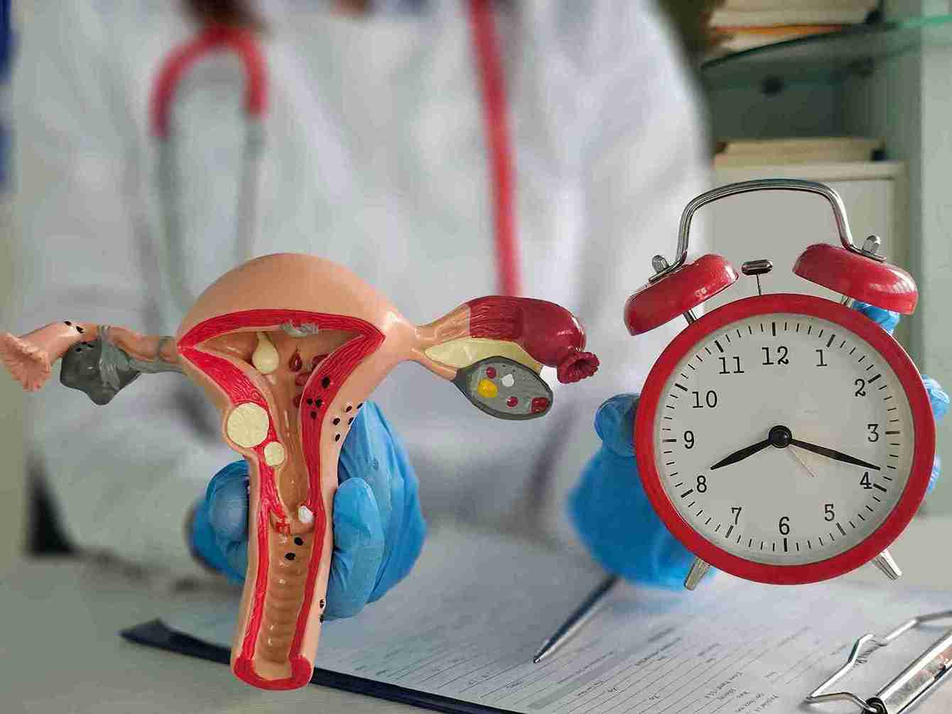 What causes an ovary to twist?