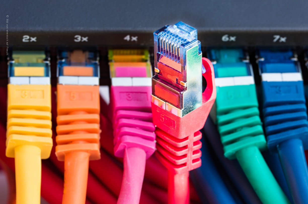 Netzwerkinfrastruktur in einem Rechenzentrum