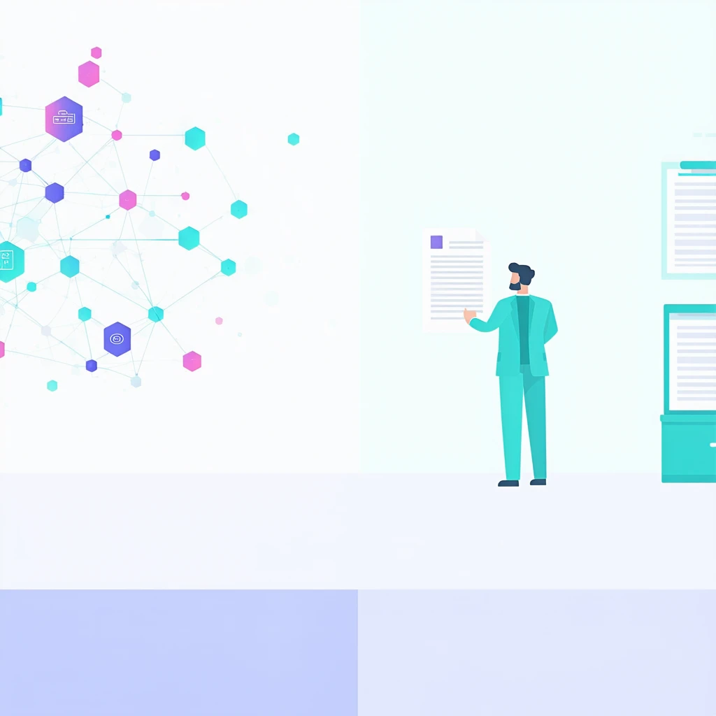 Image for Professionals collaborating with digital e badge technology
