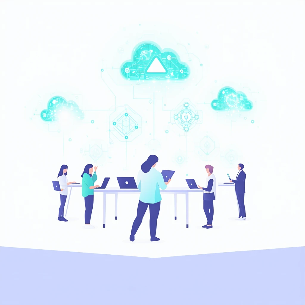 Image for AWS Educate professionals collaborating meeting room