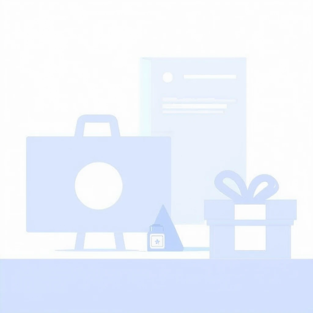 Image for Office workers exchanging employee Christmas gifts