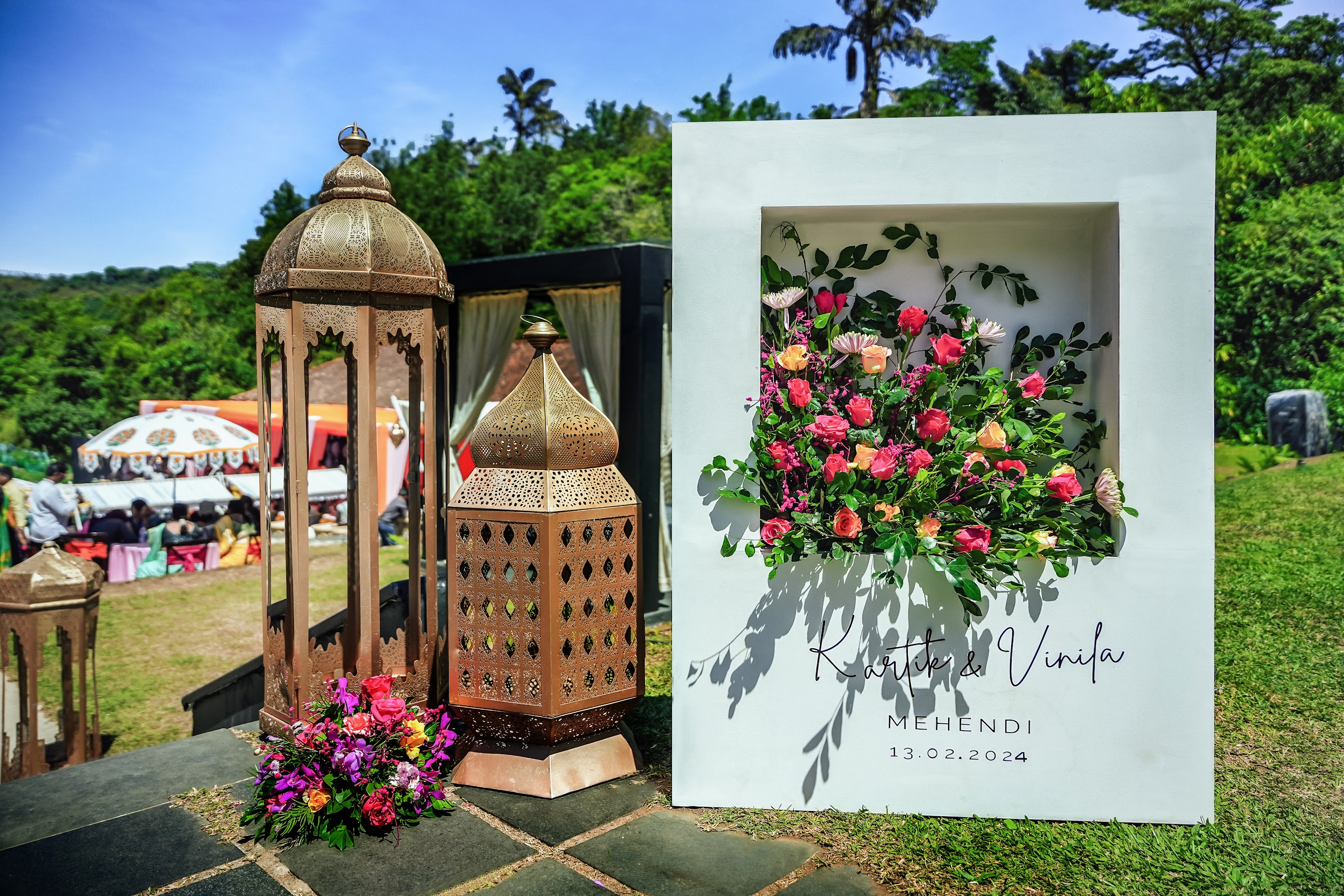 Floral design at TAJ Madikeri