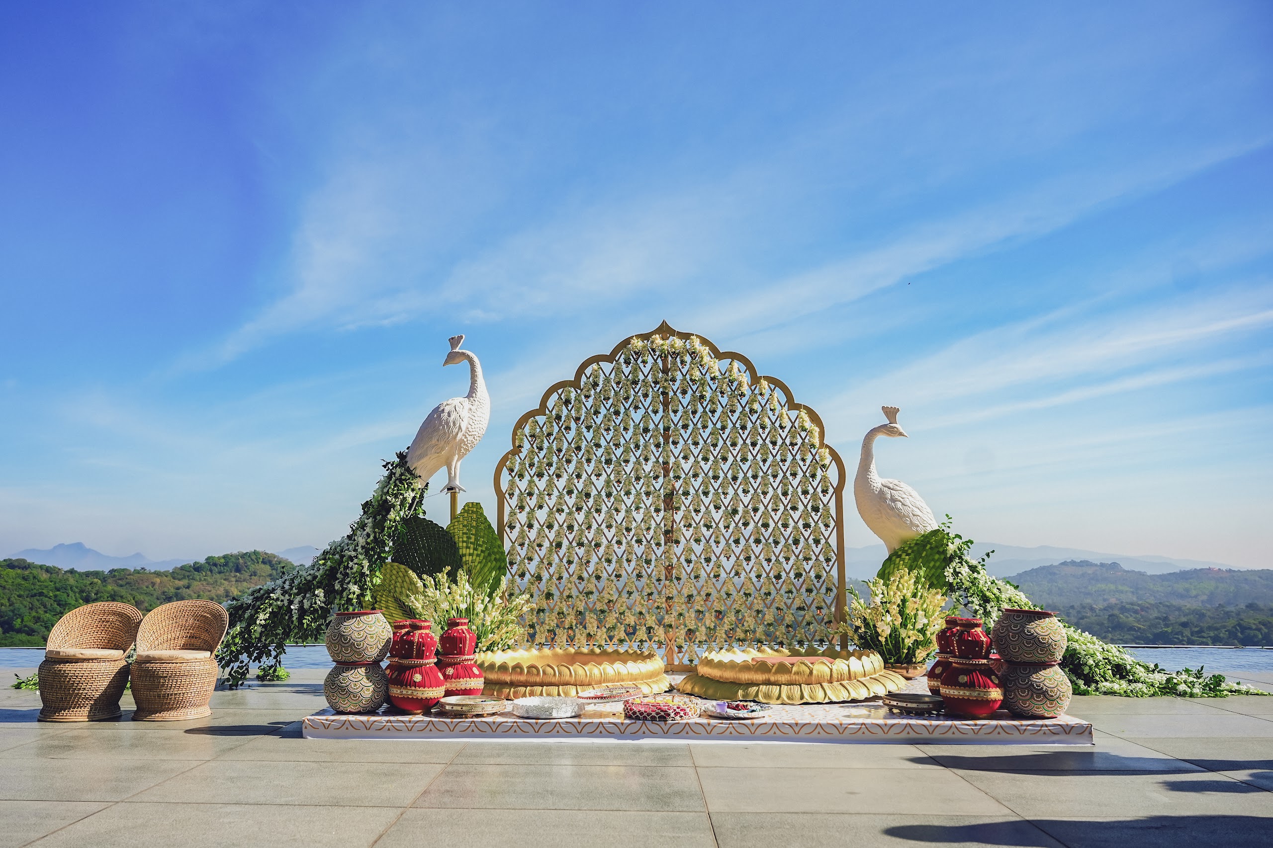 Floral design at TAJ Madikeri