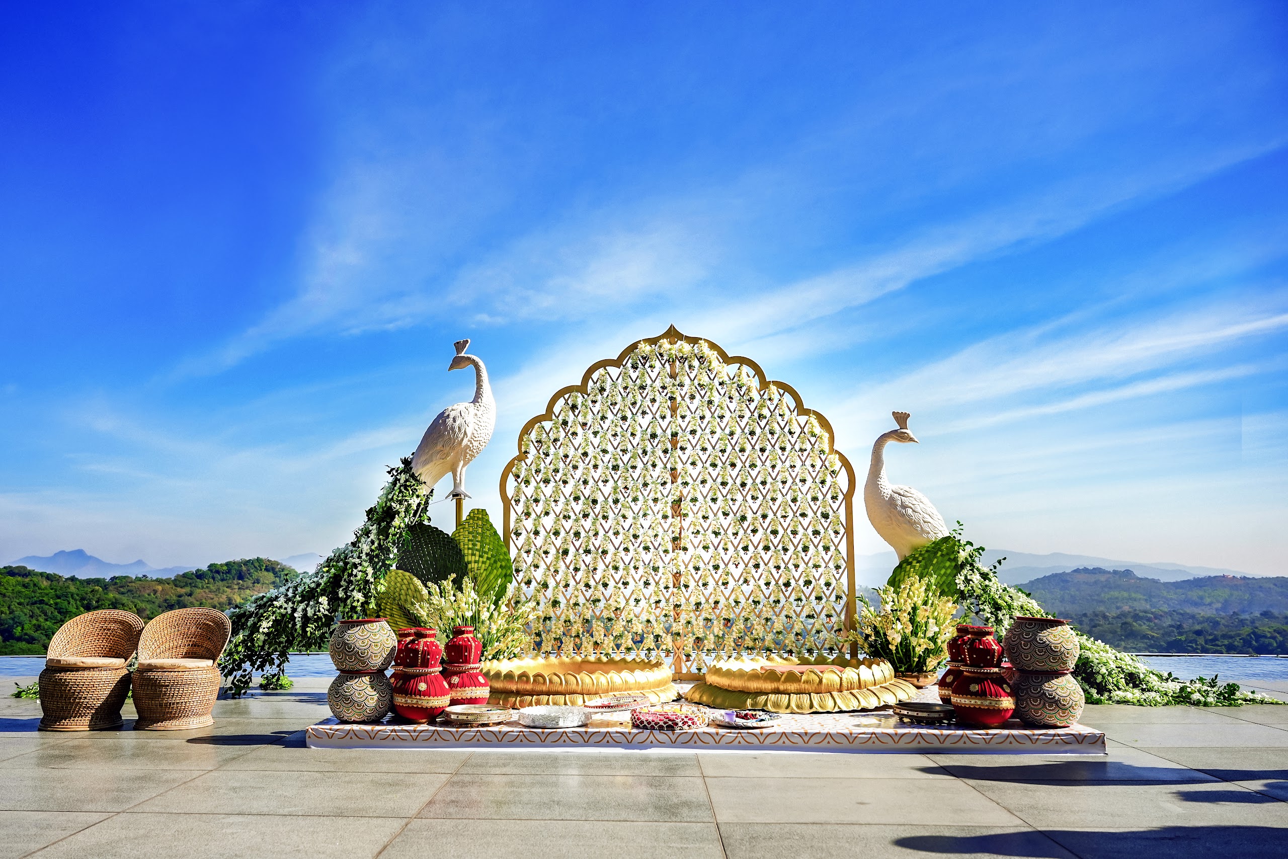 Floral design at TAJ Madikeri by Foglia d'Oro