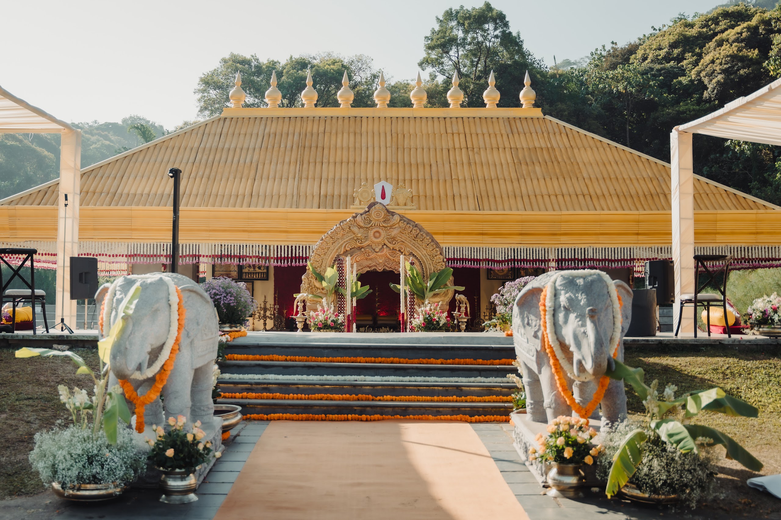 Floral design at TAJ Madikeri