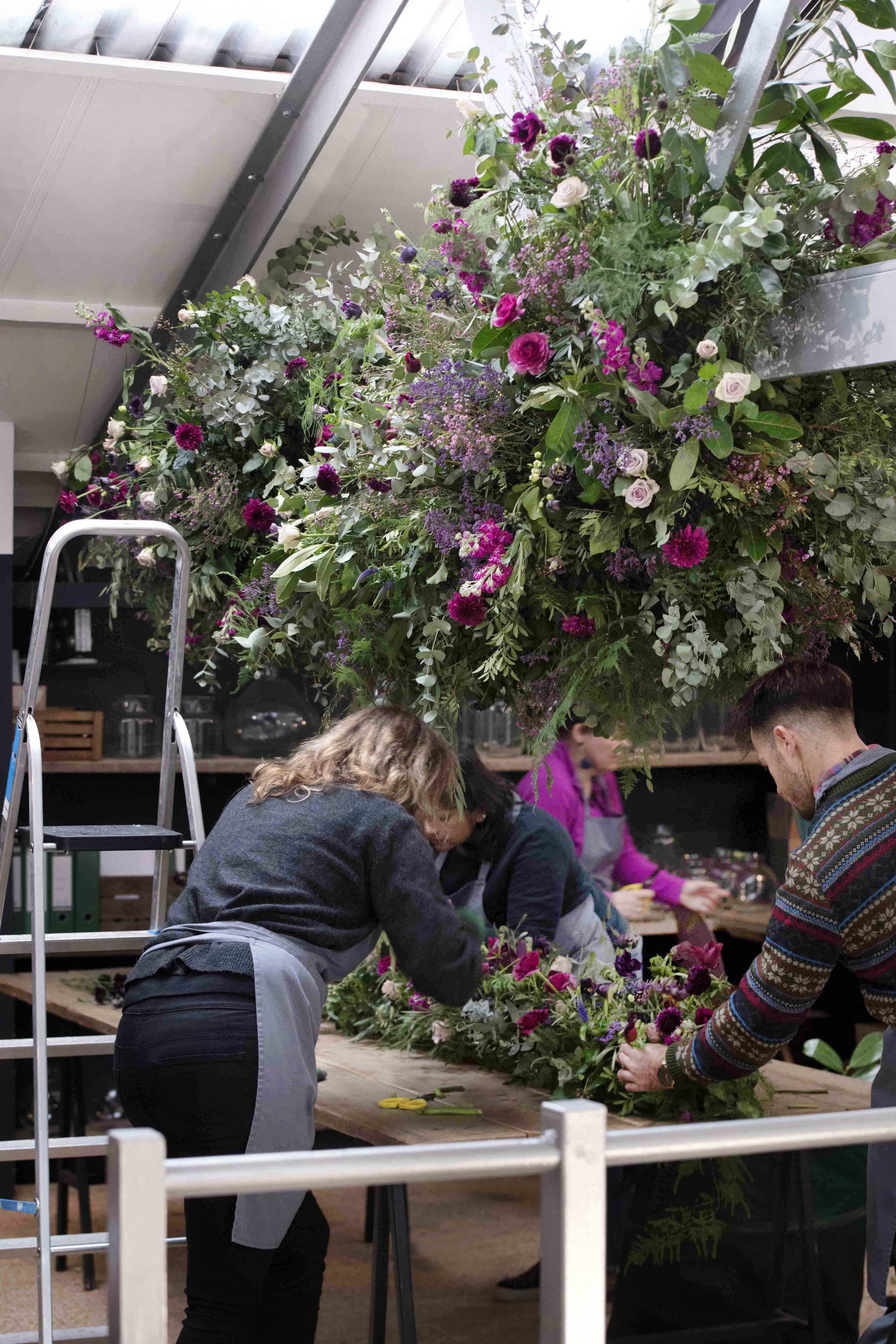Craddock project floral design
