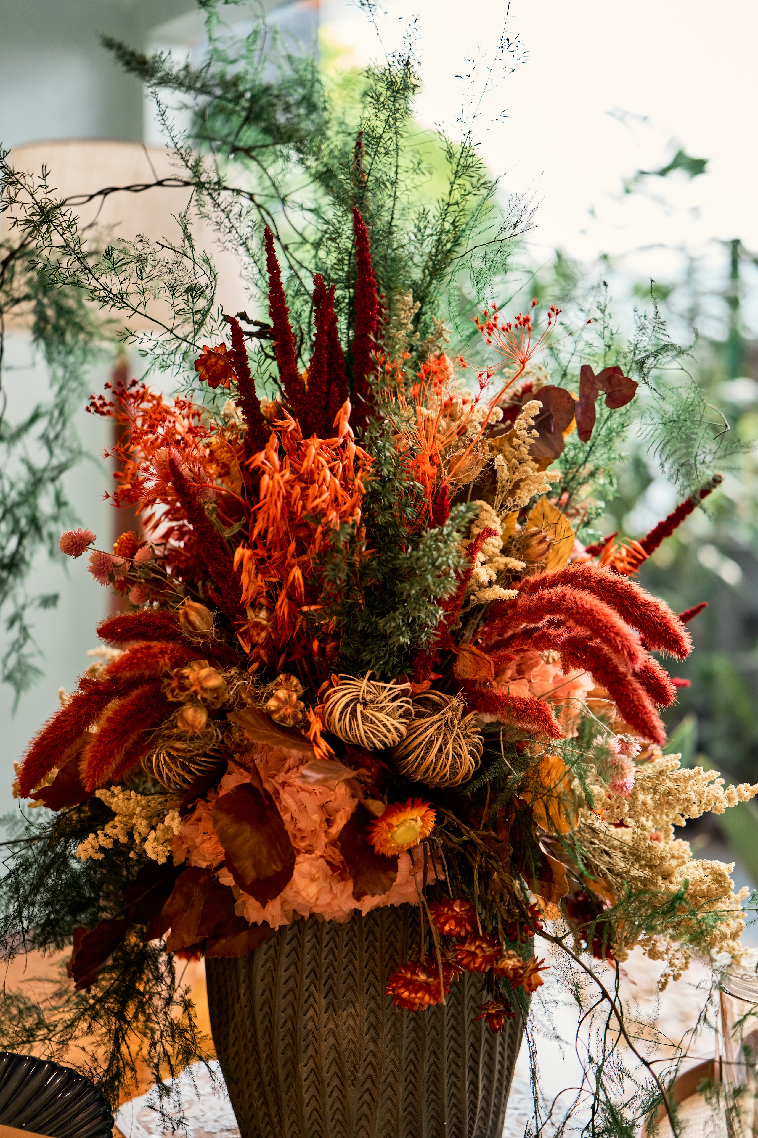 Floral styling at the Foglia d'Oro boutique, Treasure Trove