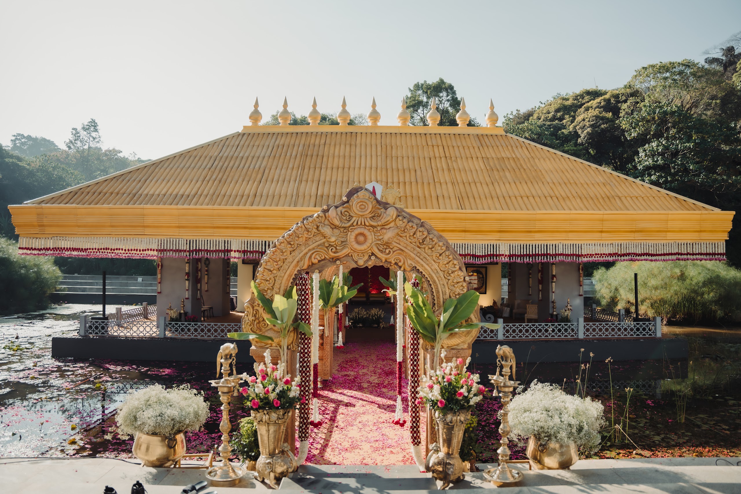 Floral design at TAJ Madikeri