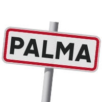 Ortsschild Palma
