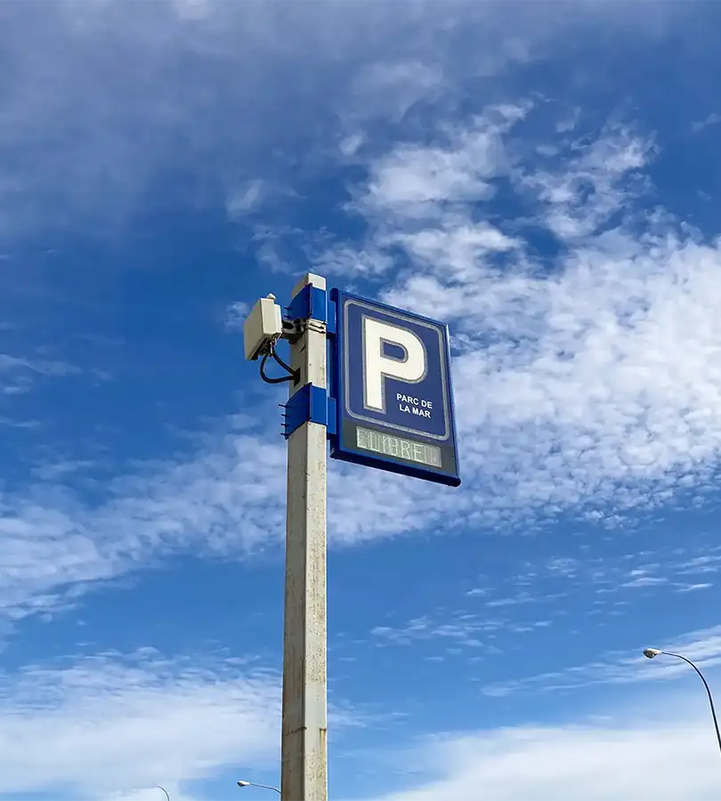 Parkplatz-Schild in Palma