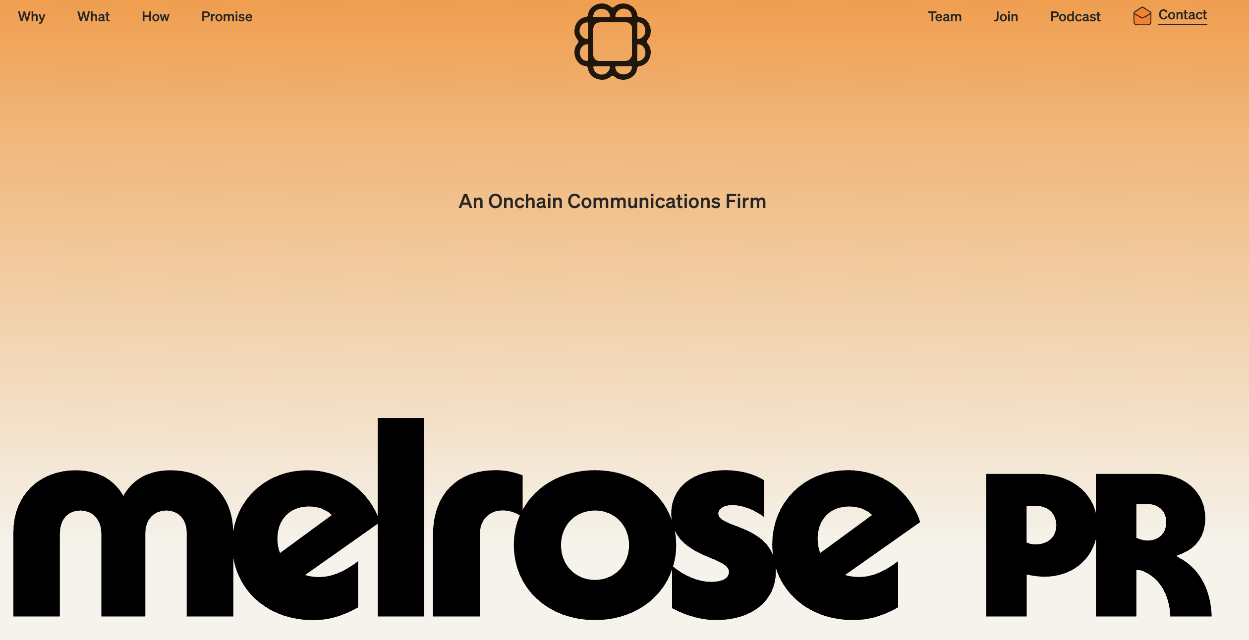 Melrose PR hero section