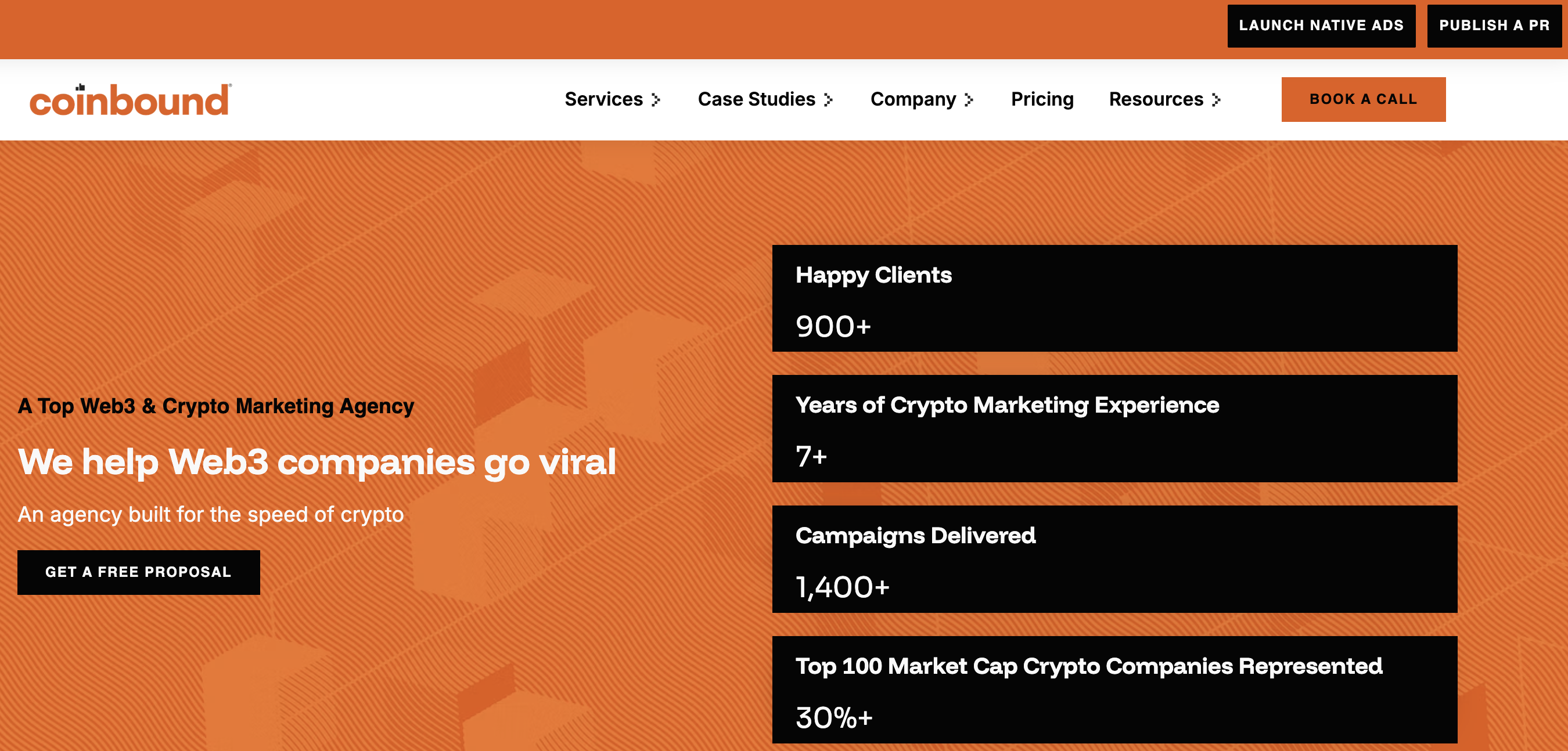 Coinbound hero section