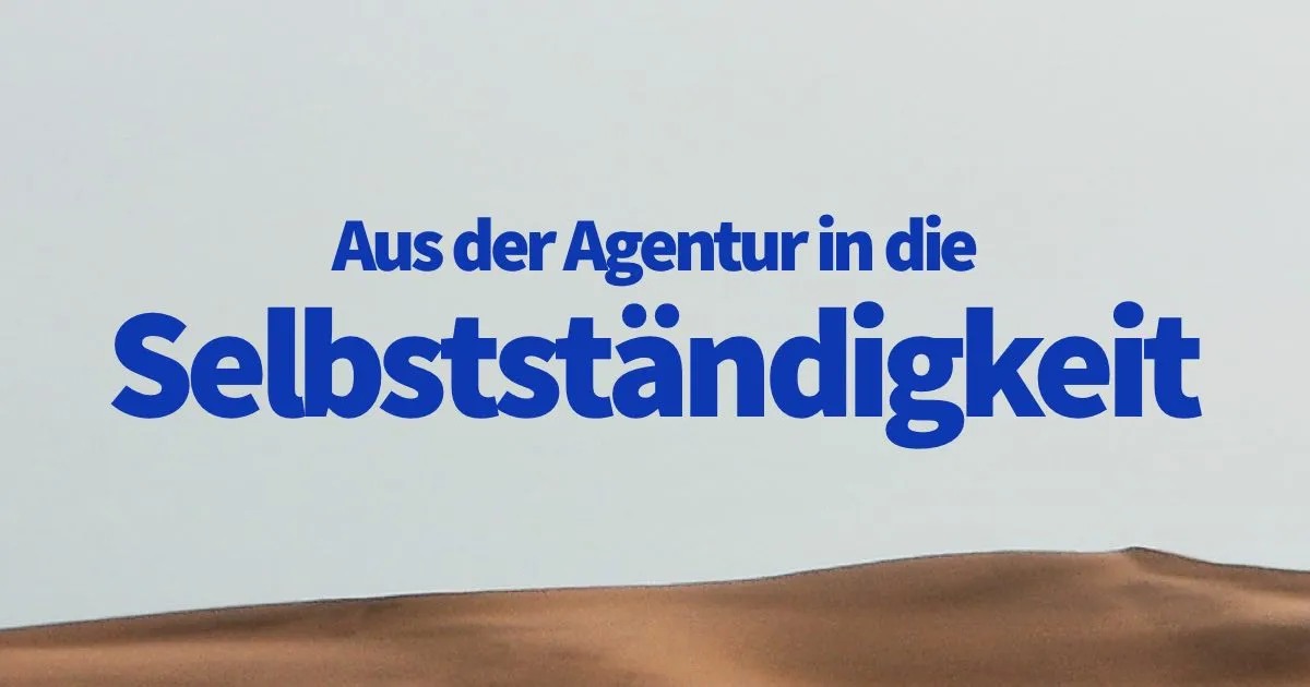 Sich als Webdesigner für die Selbstständigkeit vorbereiten