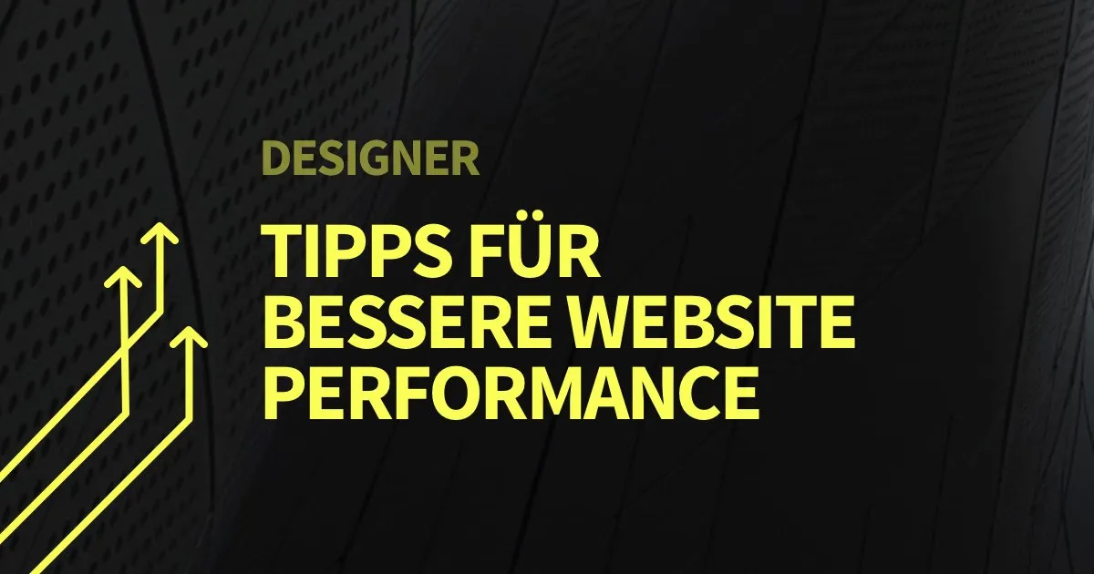 Haben UI/UX Designer Einfluss auf die Performance einer Website?