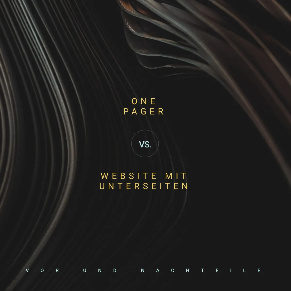 One Pager oder Website mit mehreren Unterseiten? Content Architektur einfach erklärt