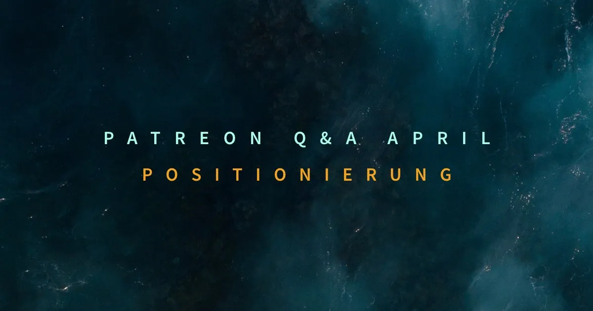Q&A 5: Als Freelancer oder Studio positionieren / Mehr als eine Spezialisierung anbieten / Mehr Umsatz über branchenspezifische Positionierung / Wann ist eine Positionierung gut genug?