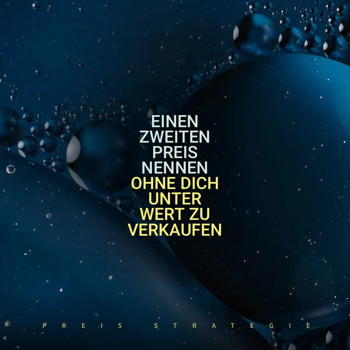 Einen zweiten Preis nennen, ohne dich direkt unter Wert zu verkaufen