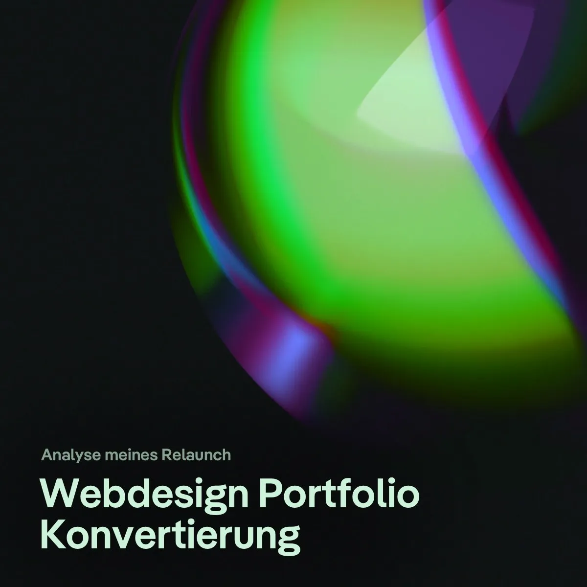 Webdesign Portfolio Analyse: Konvertierung, Statistiken und SEO Performance nach Relaunch