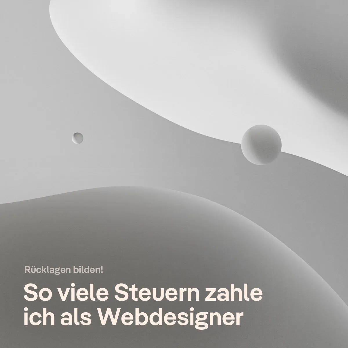 Vorsicht! So viele Steuern zahle ich als Webdesigner!