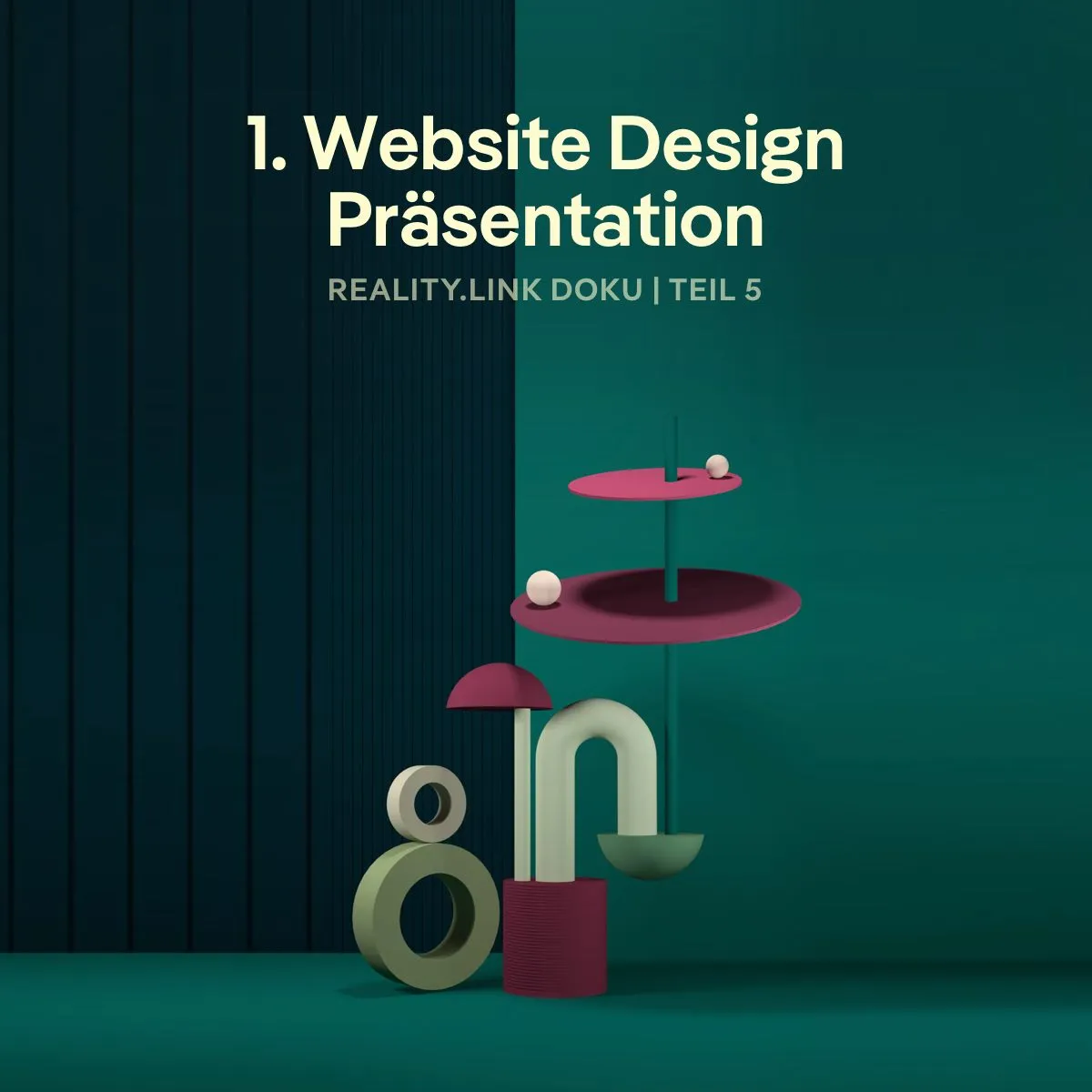 Erste Website Design Präsentation vor dem Kunden
