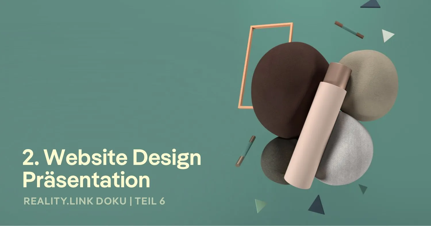 Website Layout Abstimmung nach Feedback des Kunden