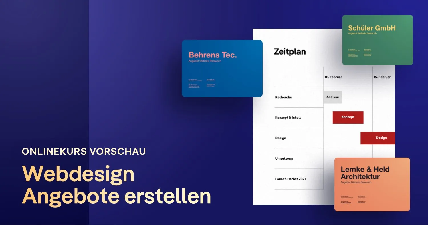 Website Angebot Aufbau – meine Vorlage mit Beispielen